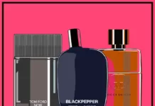 Three black and dark fragrances for a masculine black style duel